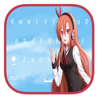 Anime Keyboard theme akame ga kill Zeichen
