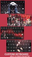 Anime Keyboard theme akame ga kill syot layar 2