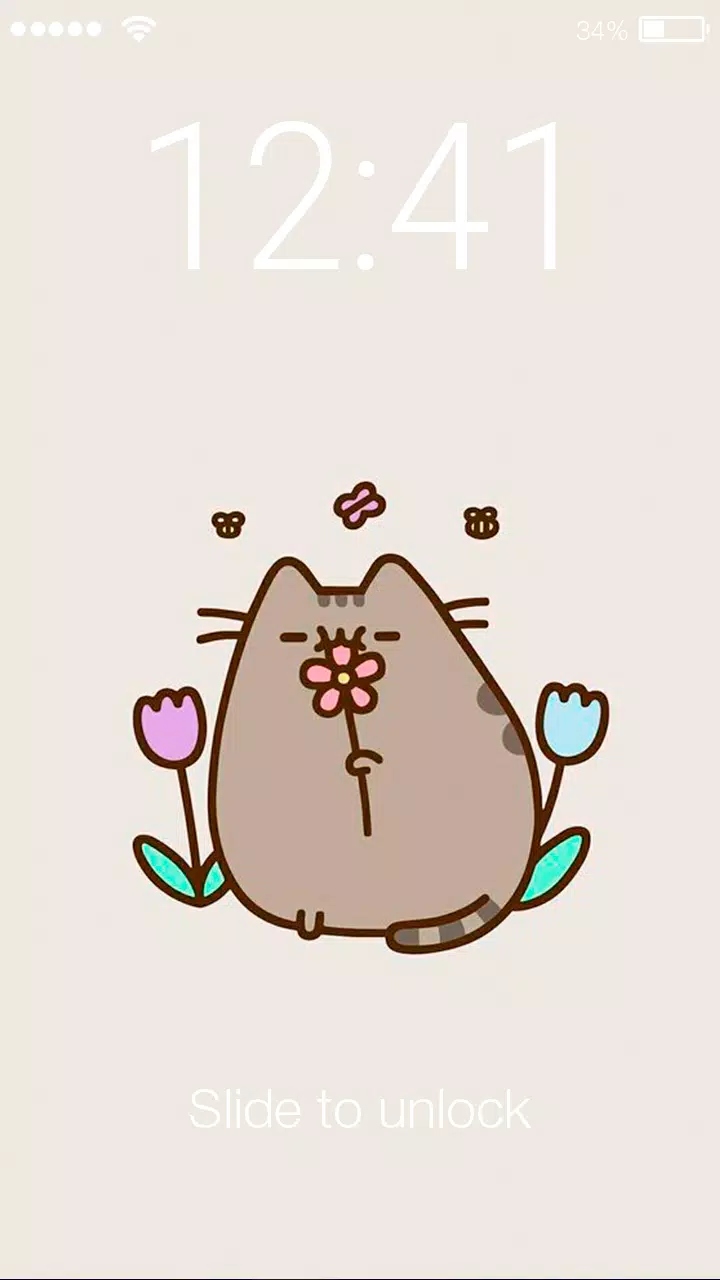 Descarga de APK de Pusheen Cat Cute Pusheen Happy Teen Wallpaper Lock para  Android
