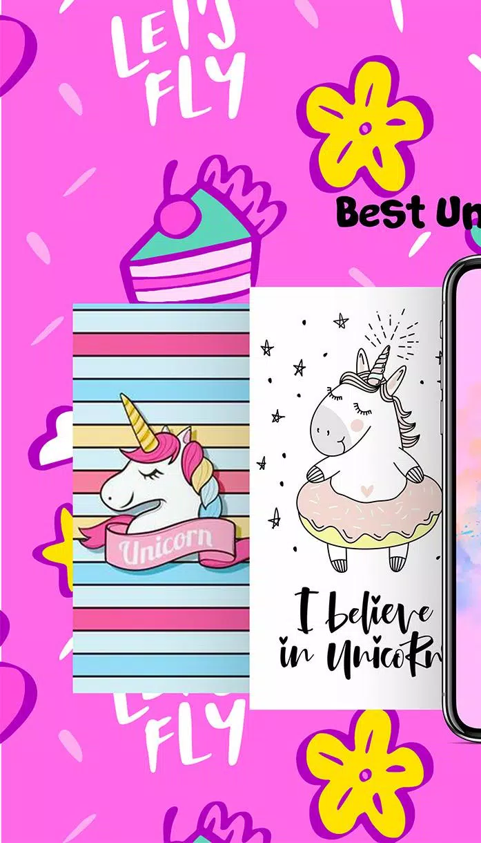Android向けのかわいいユニコーンの壁紙 かわいいユニコーン Apkをダウンロードしましょう