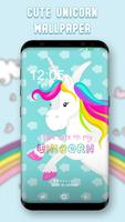 Cute Unicorn Wallpaper capture d'écran 2