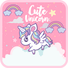 Cute Unicorn Wallpaper-icoon