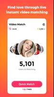 Video Chat, Flirt, Date, Meet Plakat