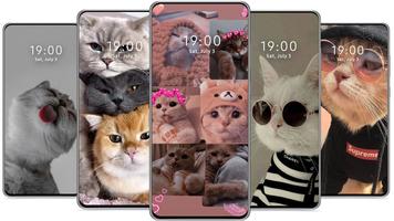 برنامه‌نما Cute Cat Wallpaper عکس از صفحه