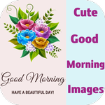 cute good morning images icon