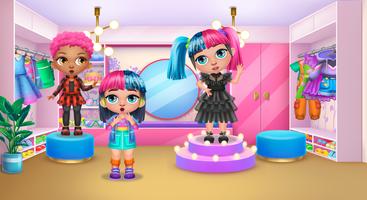 Beauty salon: Girl hairstyles poster