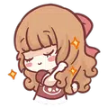 Emoji Cute girls Stickers