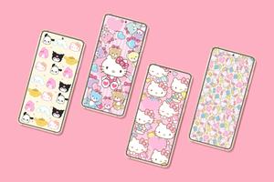 Hello Cute Kitty Wallpaper Ekran Görüntüsü 3
