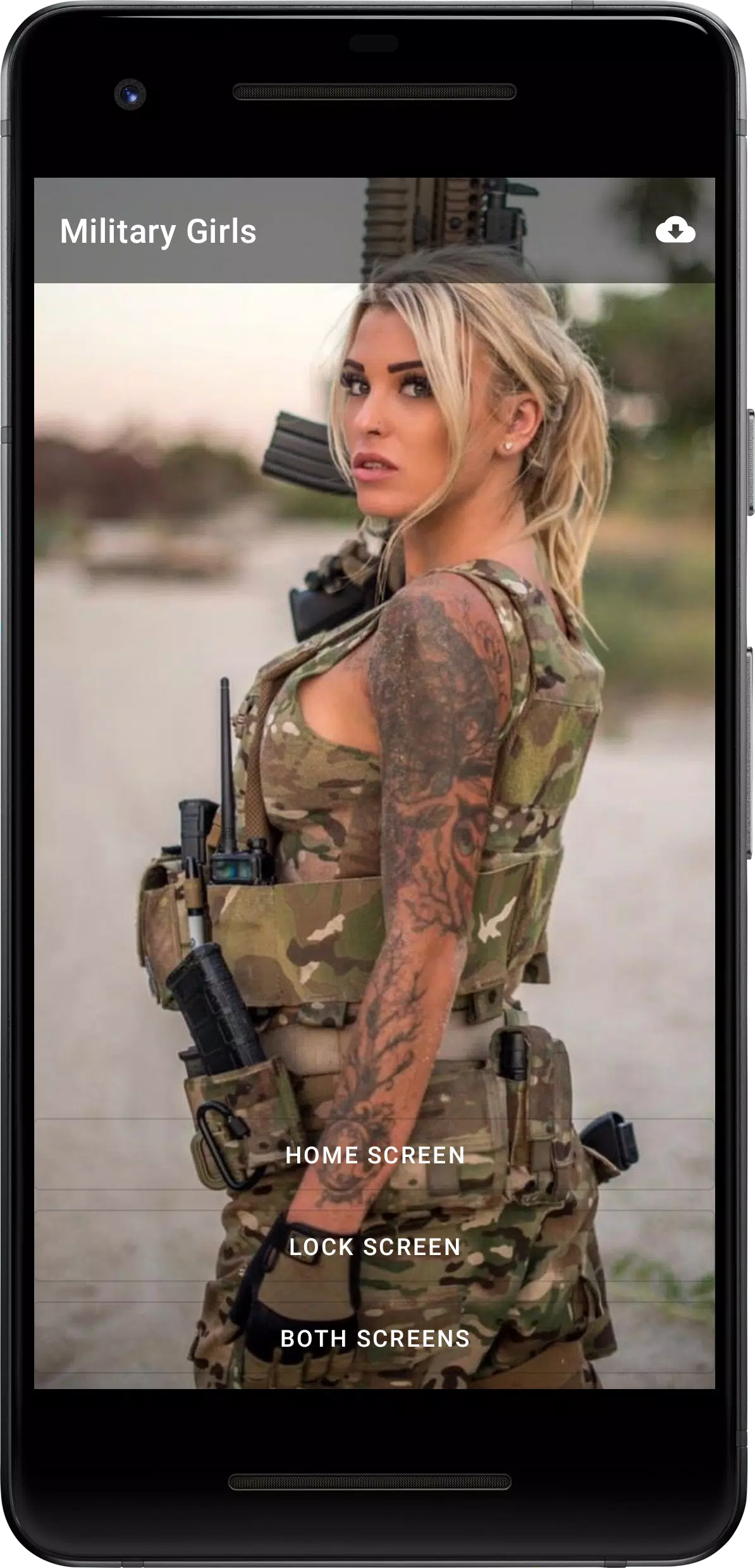 Descarga de APK de Sexy Military Women Wallpaper para Android