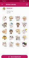 Cute Sticker Packs for WhatsApp - WAStickerApps imagem de tela 3