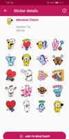 برنامه‌نما Cute Sticker Packs for WhatsApp - WAStickerApps عکس از صفحه