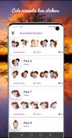 cute romantic love stickers скриншот 2