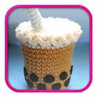 Boba Milk Tea Crochet Pattern ikon