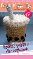 3 Schermata Boba Milk Tea Crochet Pattern