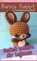 Rabbit Crochet Pattern ポスター
