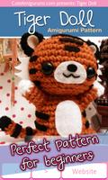 Tiger Doll Crochet Pattern plakat