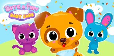 Cute & Tiny Baby Care - My Pet Kitty, Bunny, Puppy
