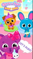 Cute & Tiny Baby Care - My Pet Kitty, Bunny, Puppy اسکرین شاٹ 1