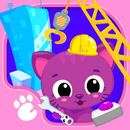 Cute & Tiny Construction Cars - Build a Pet Town APK