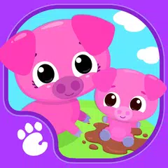 Скачать Cute & Tiny Farm Animals - Baby Pet Village APK