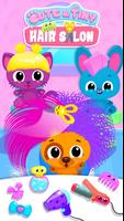 Cute & Tiny Hair Salon - Baby Pets Get Makeovers постер