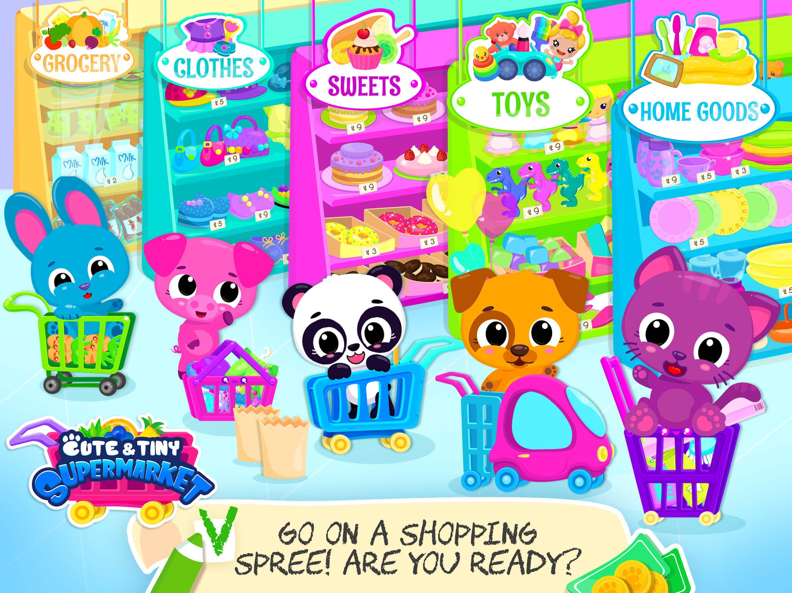 Cute Tiny Supermarket Baby Pets Go Shopping For Android Apk Download