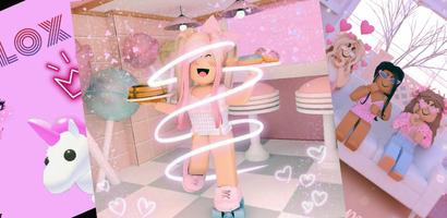cute skin for roblo poster