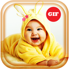 Baby Gif Stickers أيقونة