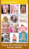 Baby Gif Stickers ポスター