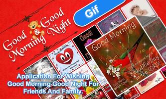 Good Morning & Good Night Wish الملصق