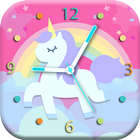 Cute Clock Widget for Home Screen simgesi