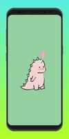 Cute Dino Wallpaper HD 4K Cartaz