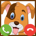 Fake Call Cute Dog Game