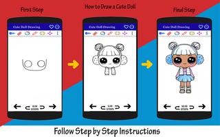 How to Draw Cute Dolls Step by Step 截圖 2