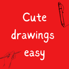 Cute drawings easy icon