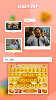 Teclado Emoji Keyboard com Foto & Teclado Animado imagem de tela 2