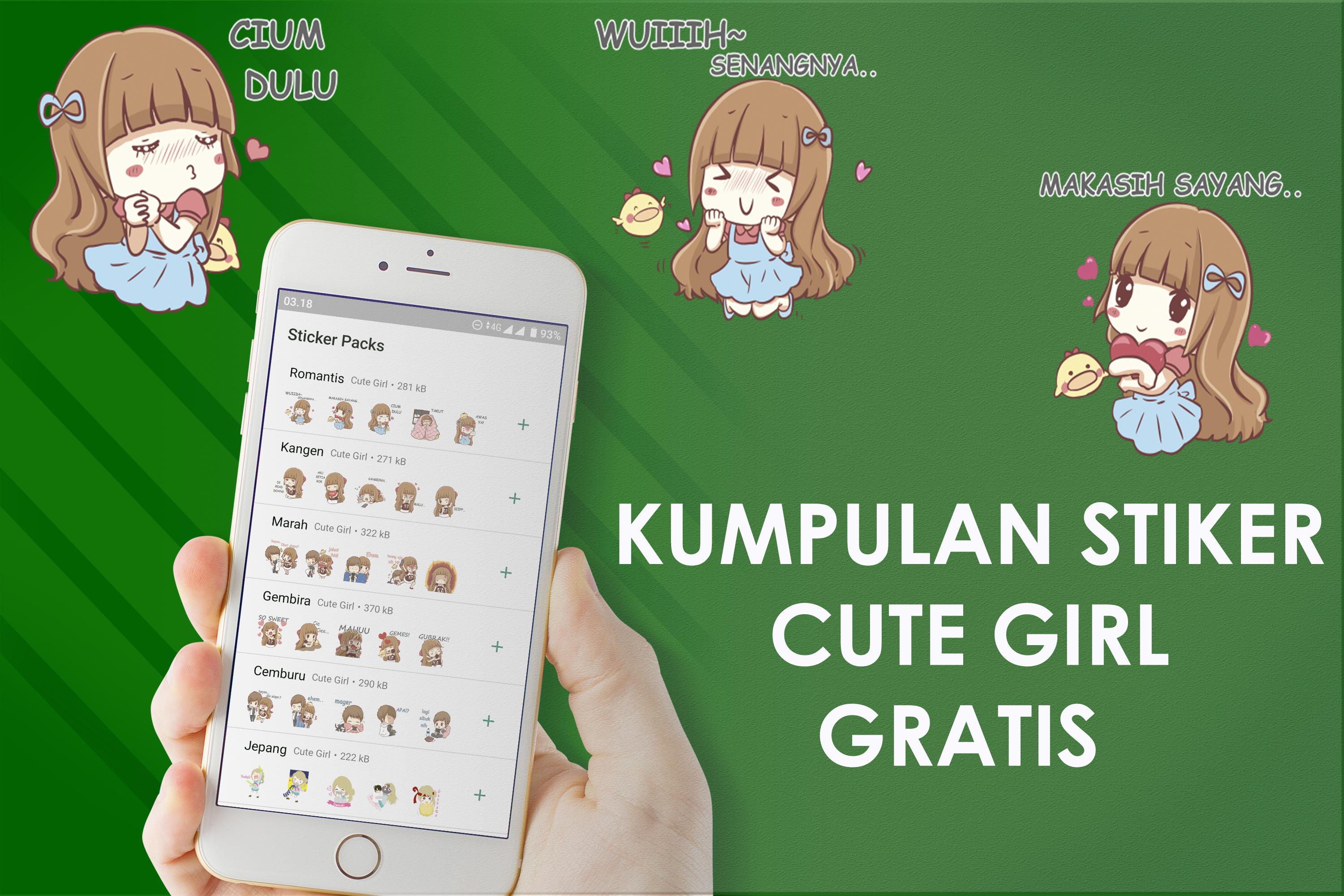 Cute Girl Stickers Wastickerapps For Android Apk Download