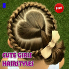 Cute Girl Hairstyles icône