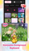 Cute Keyboard - Emoji Keyboard screenshot 1