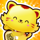 Kawaii Lucky Cat / Maneki Neko icône