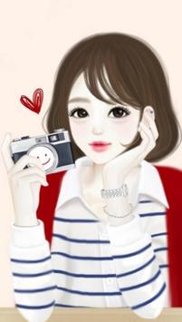 Cute Korean Girl Cartoon For Android Apk Download