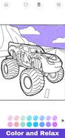 Glitter Cute Truck Coloring ภาพหน้าจอ 3