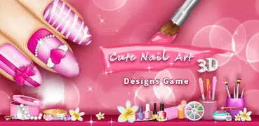Cute Nail Art Designs Game 3D