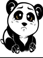 Cute Panda Cartoon Wallpaper اسکرین شاٹ 1