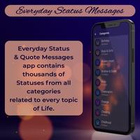 برنامه‌نما Everyday Status Messages عکس از صفحه