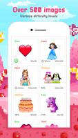 Cute Pixel Art Color by Number โปสเตอร์