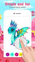 Cute Pixel Art Color by Number screenshot 1