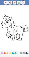 Cute Pony Coloring Book capture d'écran 1