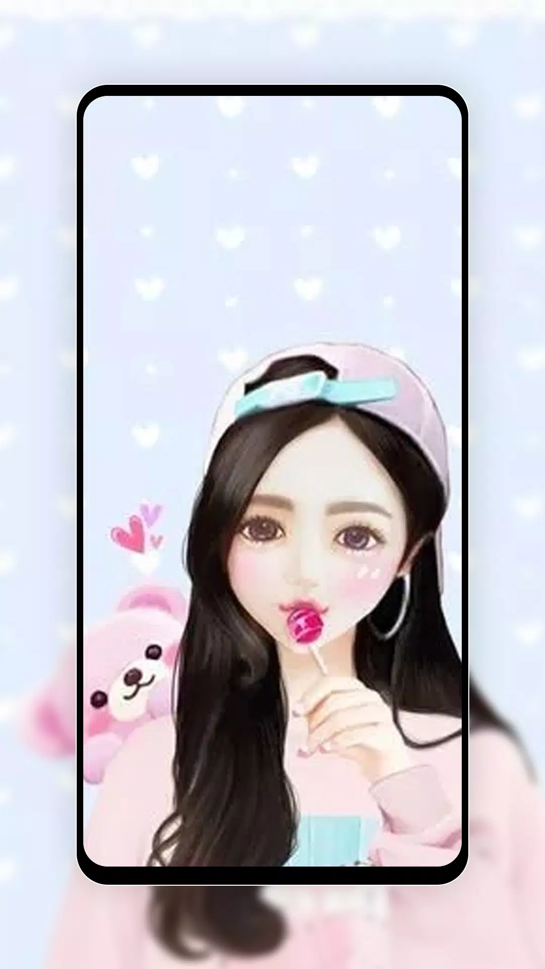 Cute girly wallpapers - Anime girl & cute style APK for Android ...