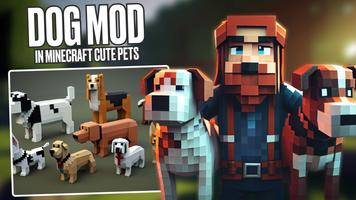 Dog Mod in Minecraft Cute Pets الملصق